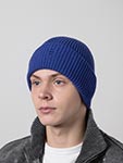 Шапка STETSON арт. 8589307 BEANIE MERINO WOOL (синий)